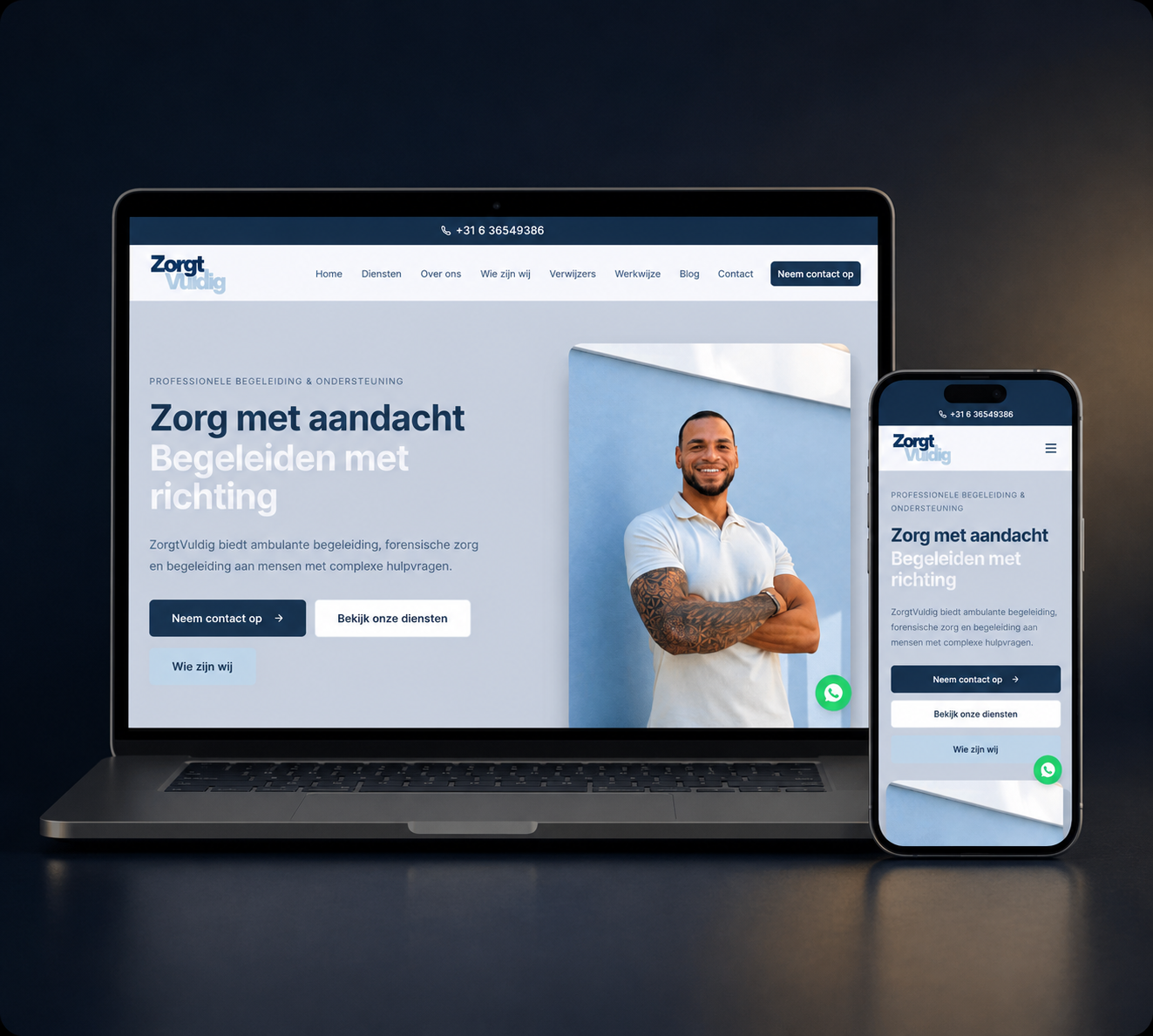 ZorgtVuldig mockup